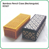 Bamboo Pencil Case (Rectangular)